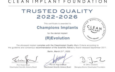 Champions Implants R(E)volution — Certificate