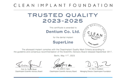 Dentium SuperLine — Certificate