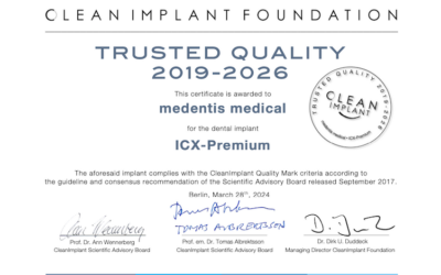 Medentis Medical ICX-Premium — Certificate