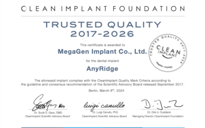 MegaGen Anyridge — Certificate