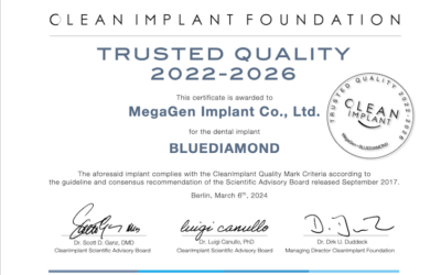 MegaGen BlueDiamond — Certificate