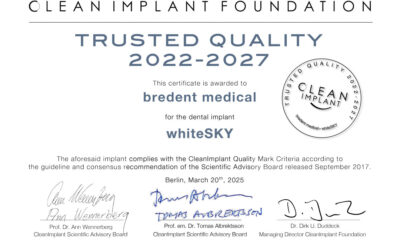 Bredent Medical whiteSKY — Certificate